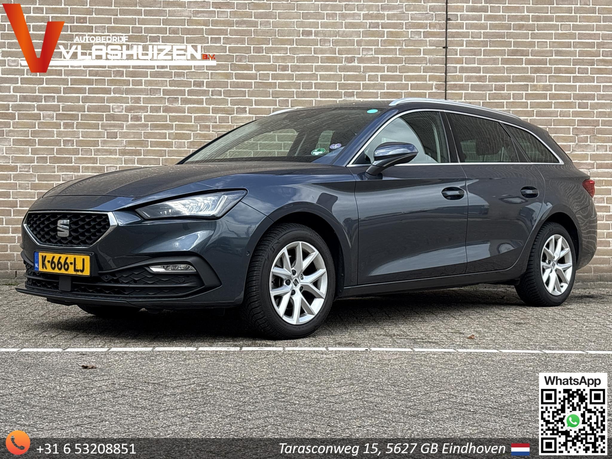 SEAT Leon Sportstourer 1.5 eTSI Style Launch Edition Automaa, Auto's, Stof, 4 cilinders, Leon, Origineel Nederlands