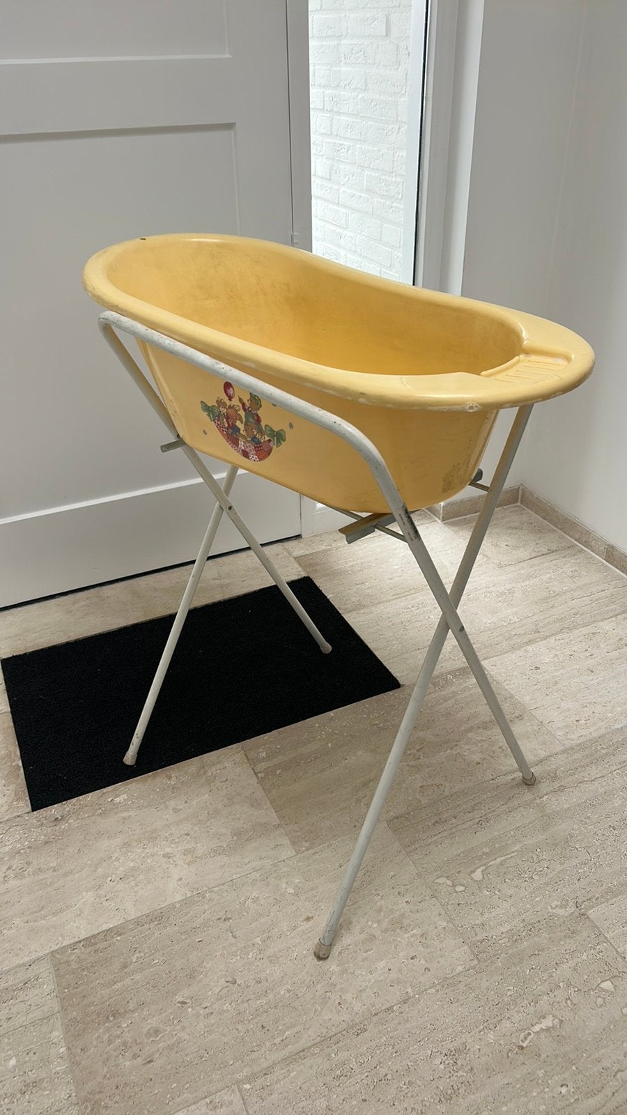 Babybadje op standaard, Ophalen, Zo goed als nieuw, Badje, Standaard