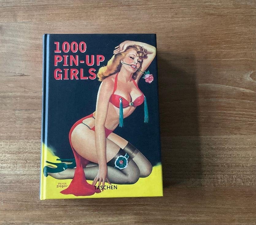 1000 pin-up girls boek  Girls Gags & Giggles vintage erotiek, Ophalen of Verzenden, Zo goed als nieuw
