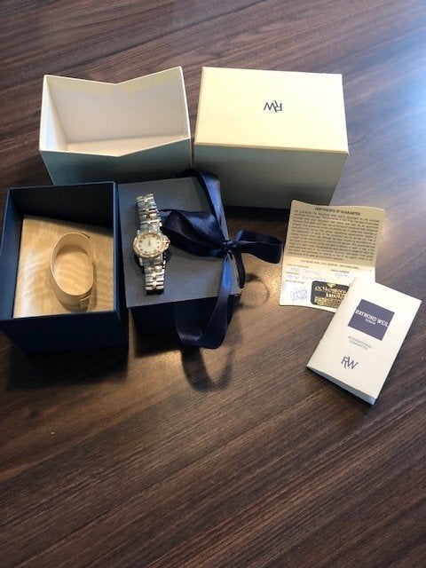 Raymond Weil Parsifal Diamonds (9430), Polshorloge, Goud, Goud, Ophalen