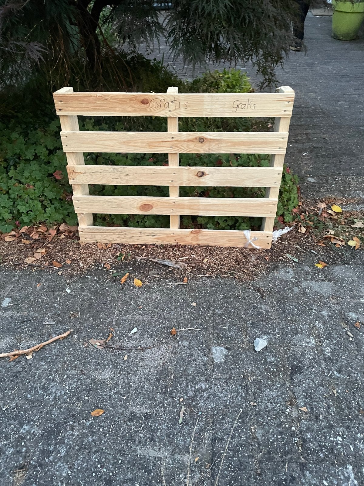 Gratis pallet op te halen, Doe-het-zelf en Verbouw, Hout en Planken, Ophalen, Gebruikt, Pallet
