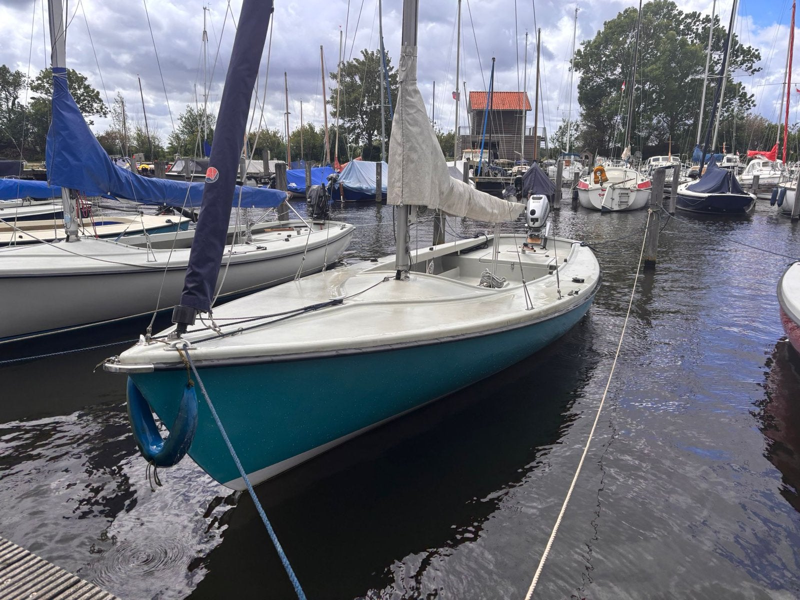 Randmeer touring met honda motor, Ophalen, Zo goed als nieuw, Grootzeil