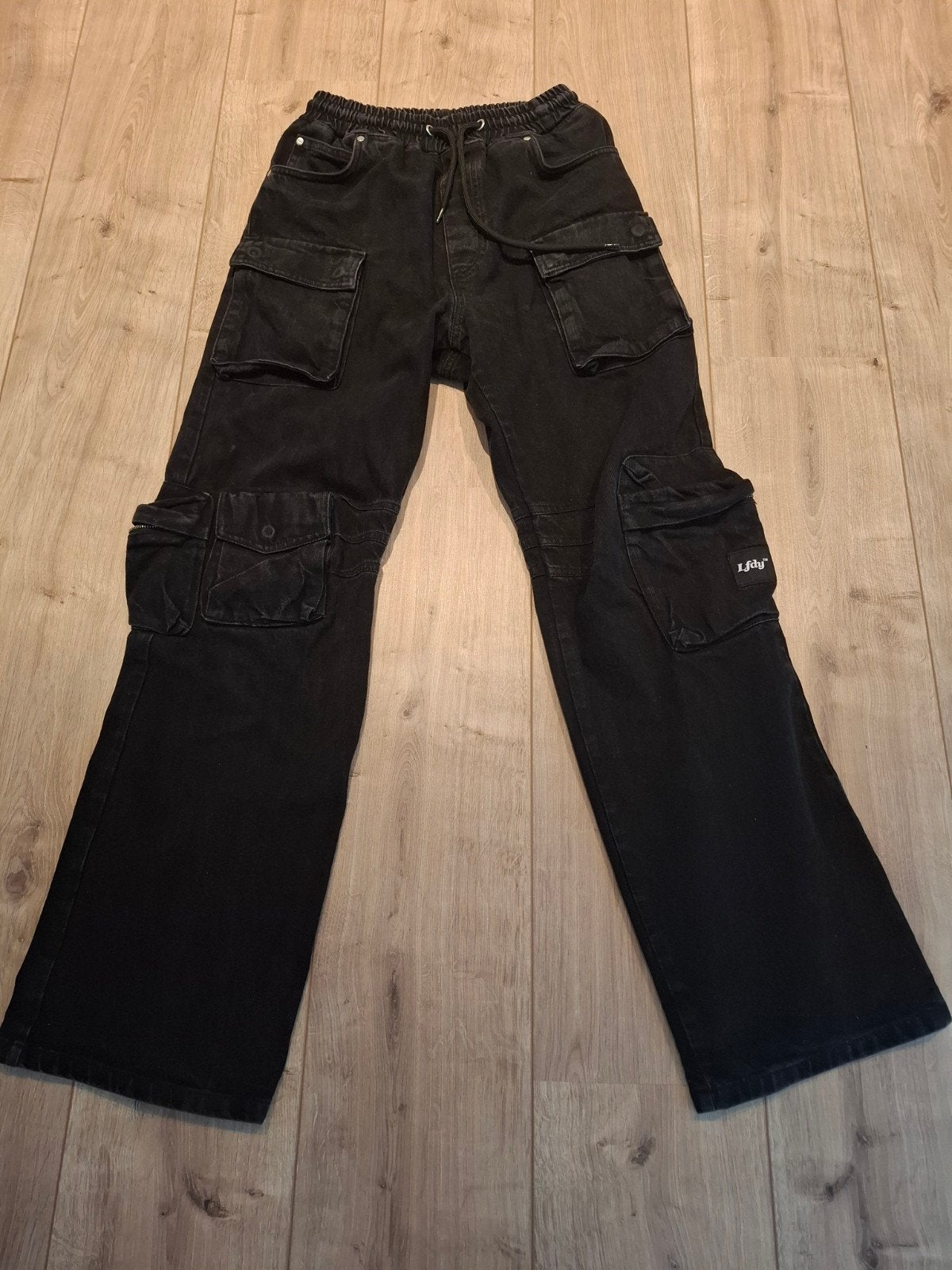 LFdy Cargo Broek Zwart - Maat S, LFdy, Zwart, Ophalen of Verzenden, Gedragen