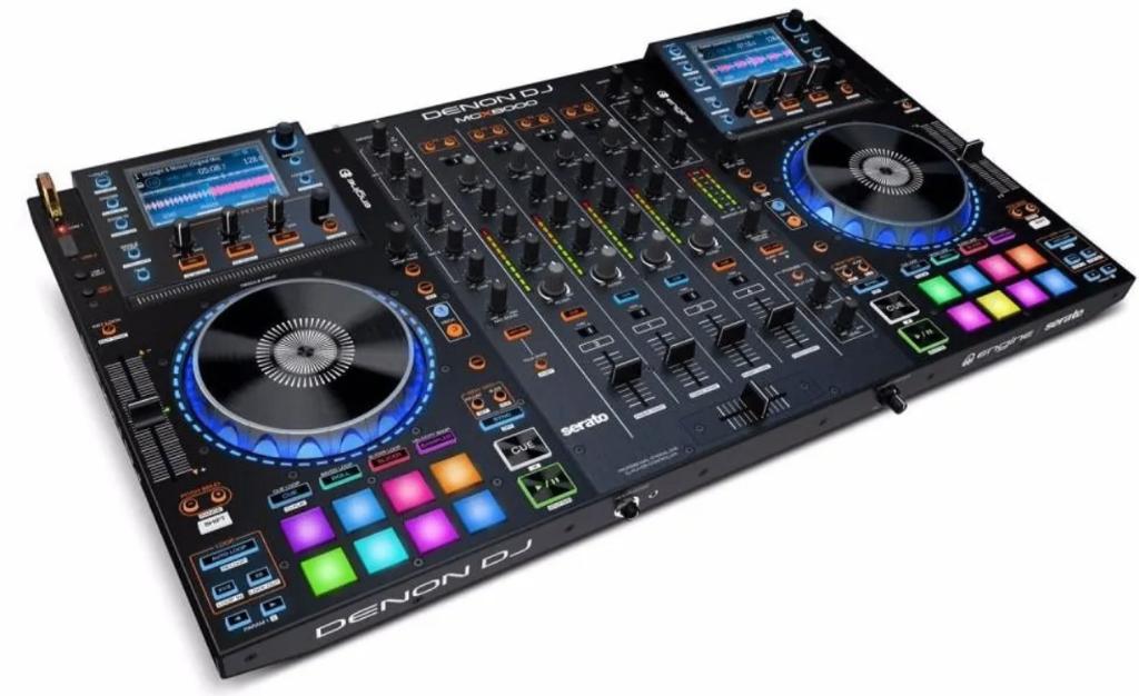 DenonDJ MCX8000 DJ controller inc. beschemkap en flightcase, Muziek en Instrumenten, Ophalen, Zo goed als nieuw, Dj-set, Denon