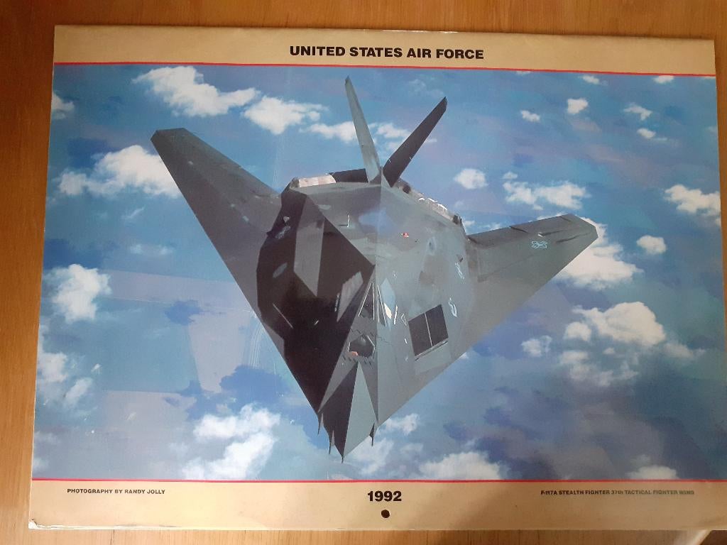 Kalender US Airforce 1992, Ophalen of Verzenden, Luchtmacht, Amerika, Overige typen