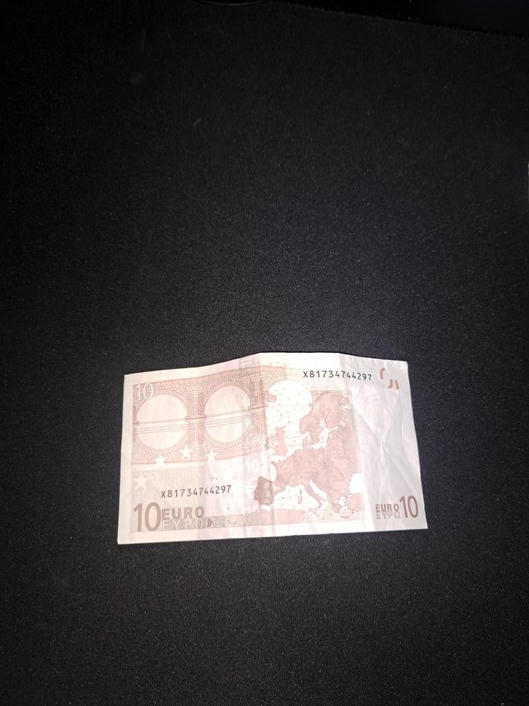 Oud €10 eurobiljet eerste serie, Postzegels en Munten, Bankbiljetten | Nederland, Verzenden, Euro's, Los biljet