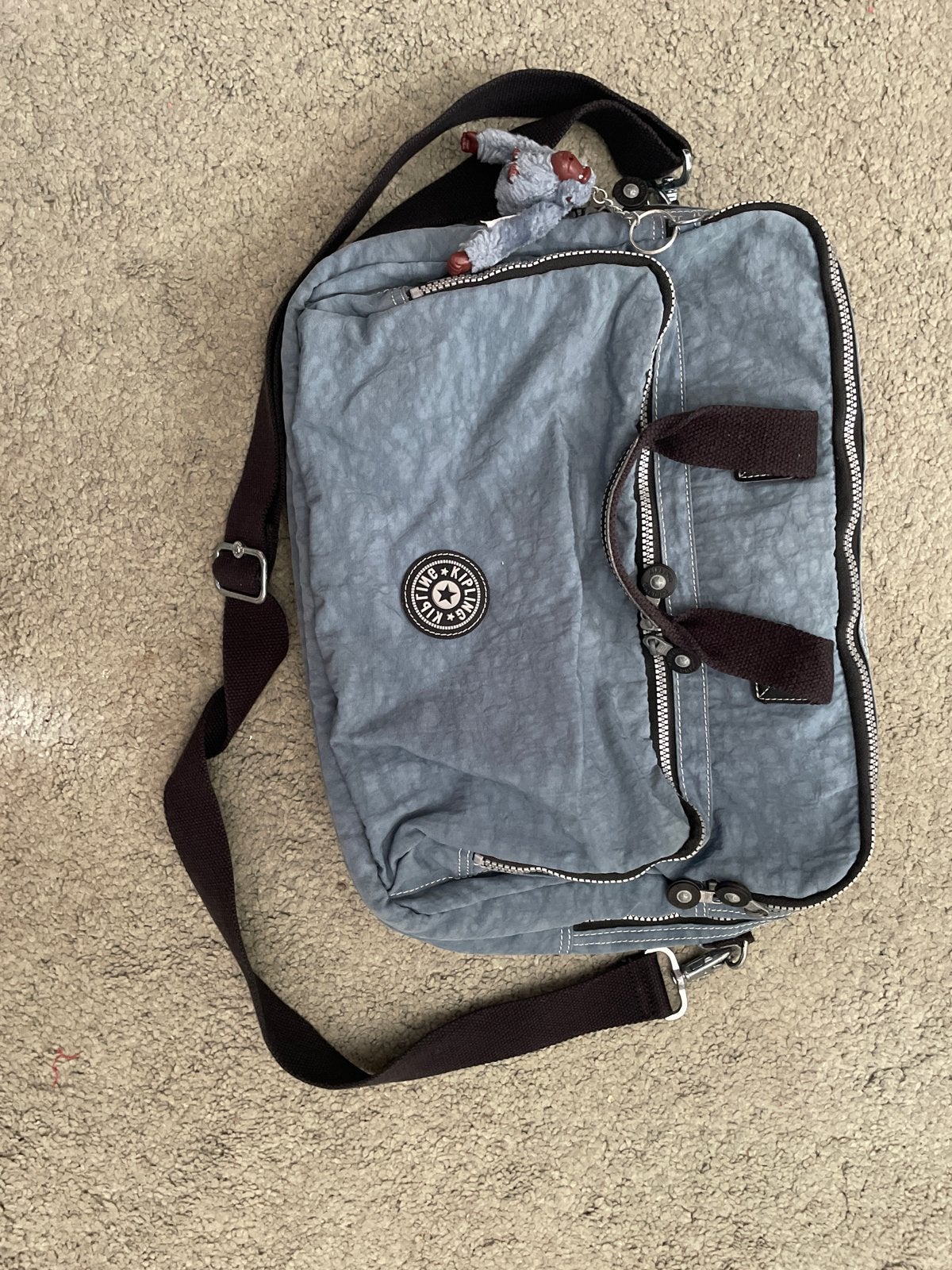 Kipling laptop tas, Ophalen, Gebruikt, Blauw, Overige typen