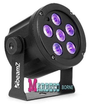 LED Slim Par, PAR30 licht effect, CW-WW-UV, 3in1, Info@marbeco.nl, BeamZ, Licht, Nieuw