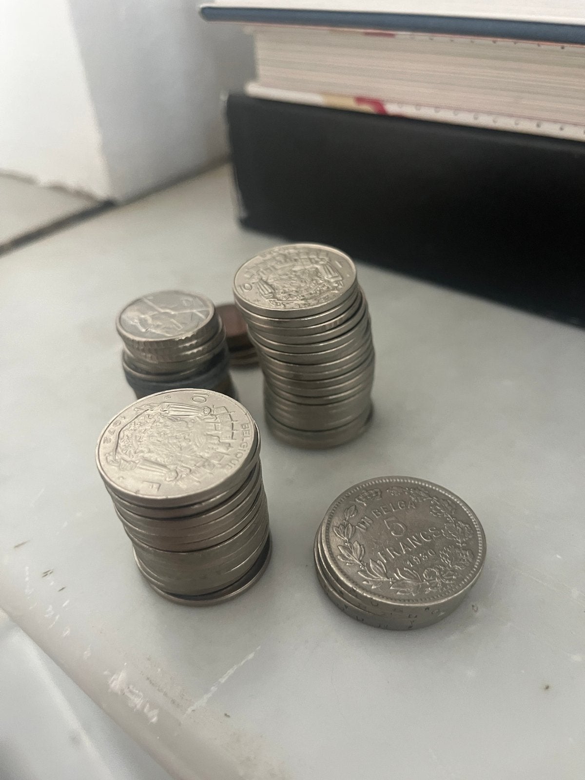 Groot lot belgische munten, Postzegels en Munten, Ophalen