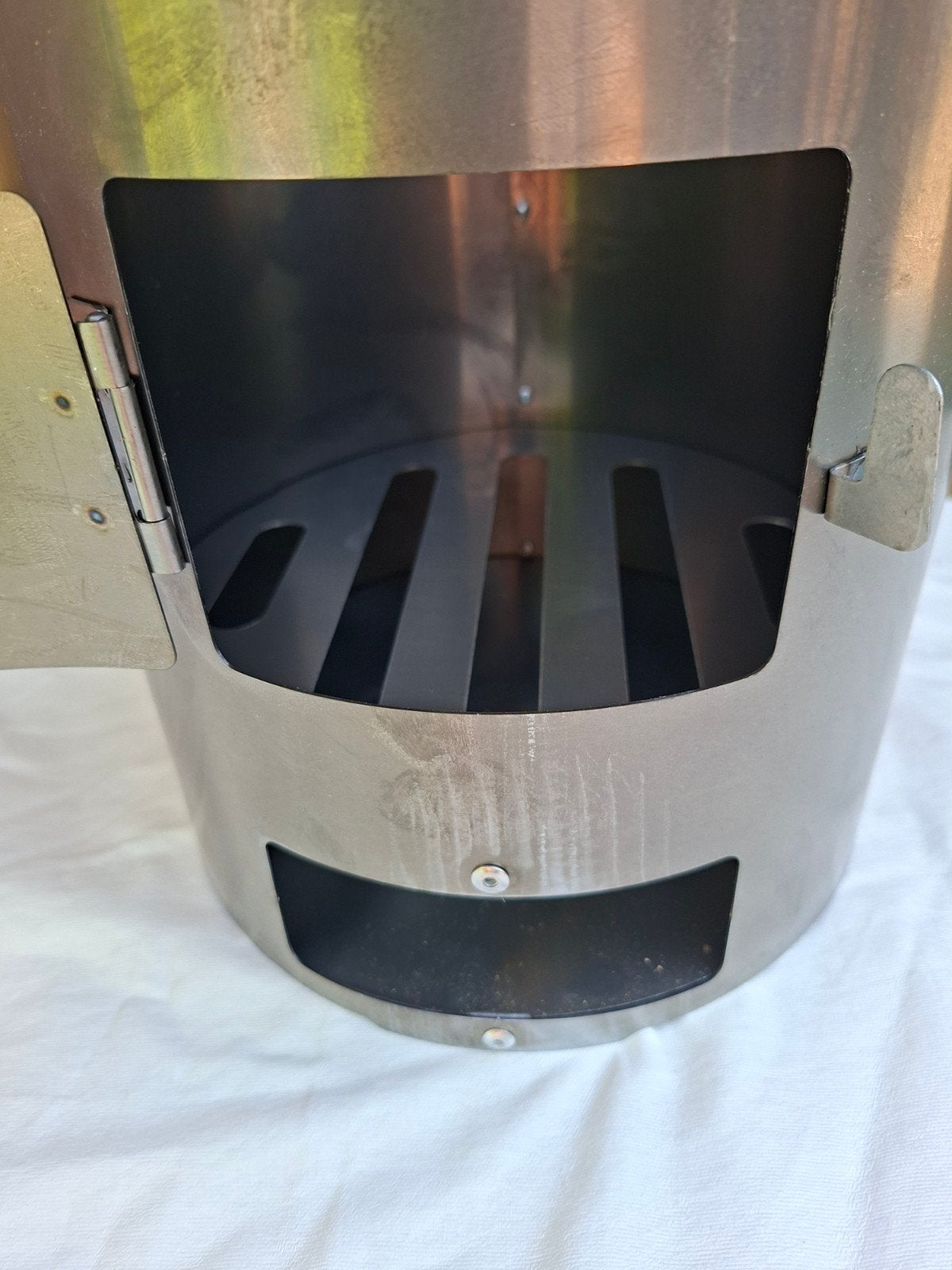 Compacte Houtkachel / Rocket Stove, Tuin en Terras, Ophalen of Verzenden, Zo goed als nieuw