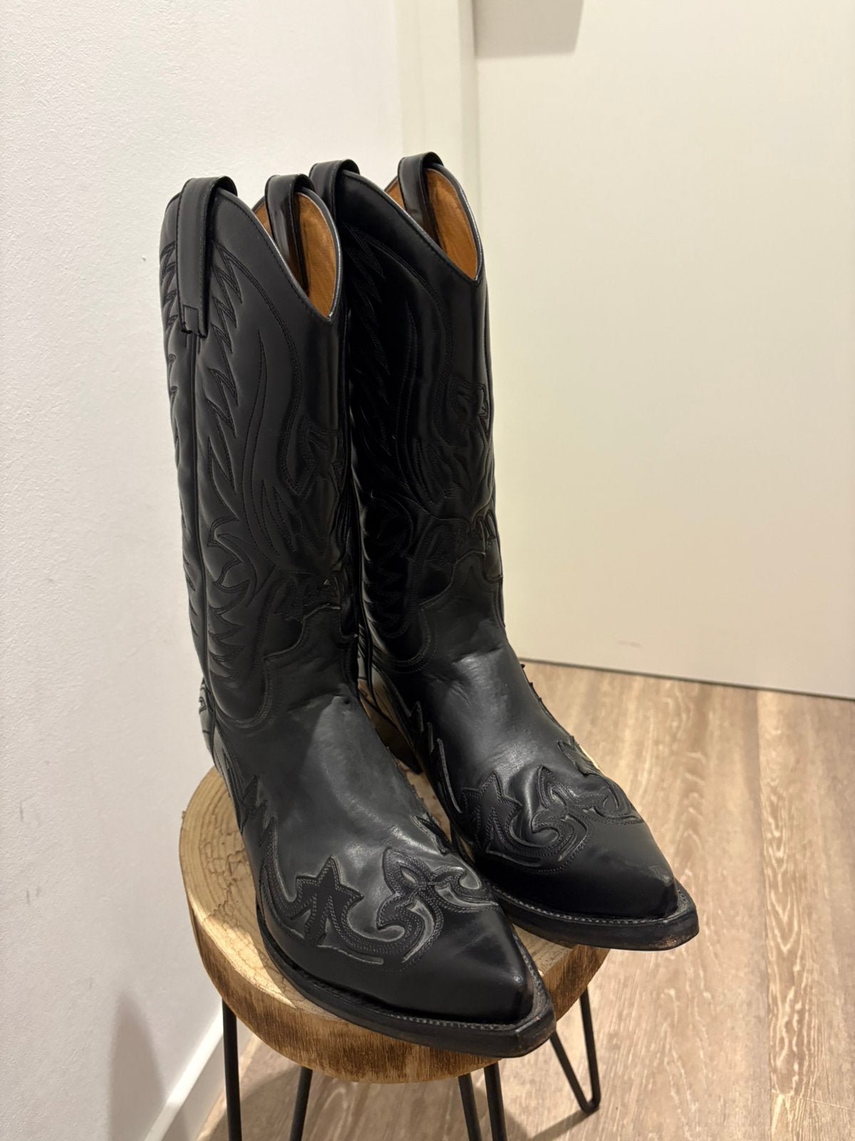 Sendra boots cowboylaarzen mt 41 zwart incl verzenden, Verzenden, ., Zwart, Boots