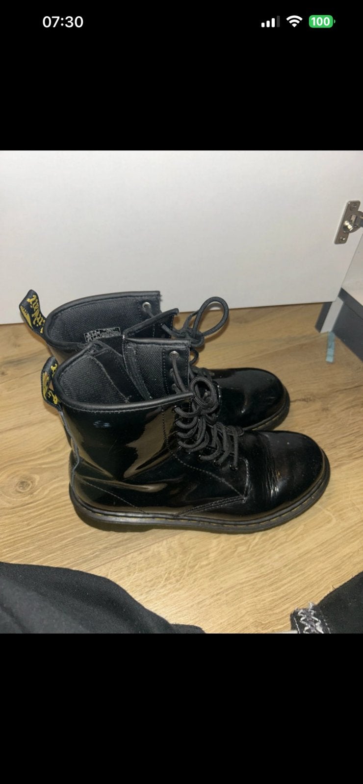 Dr martens laarzen, Kleding | Dames, Zwart, Lage of Enkellaarzen, Ophalen of Verzenden, Zo goed als nieuw