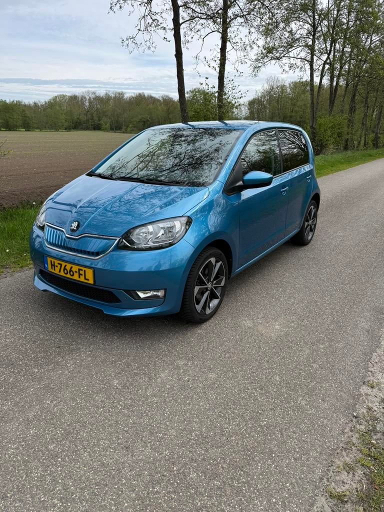 Skoda Citigo BEV 83pk 2020 Blauw, Auto's, 83 pk, 37 €/maand, Origineel Nederlands, Elektrisch