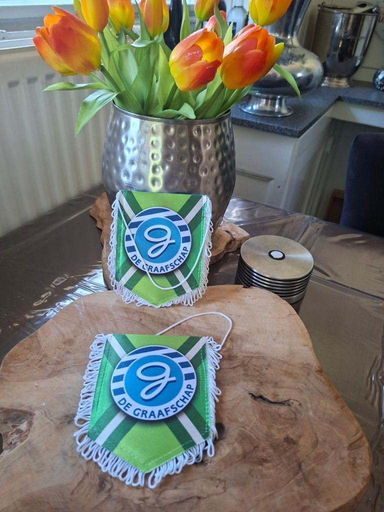 De Graafschap vaantjes 2x, Maat XL, Ophalen of Verzenden, Overige typen