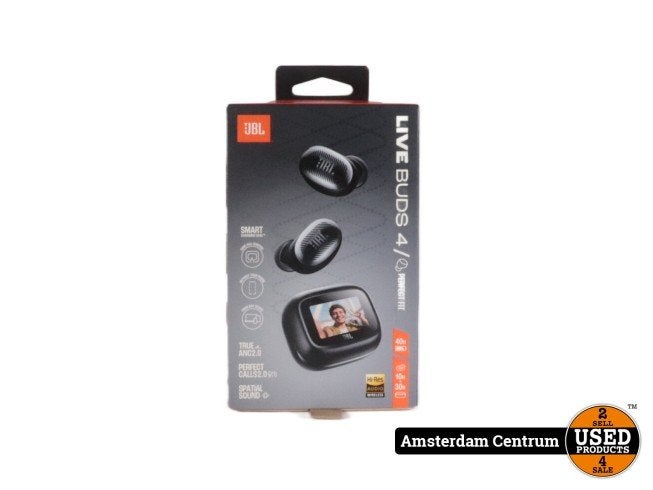 JBL Live Buds 4 Zwart - Nieuw Uit Seal