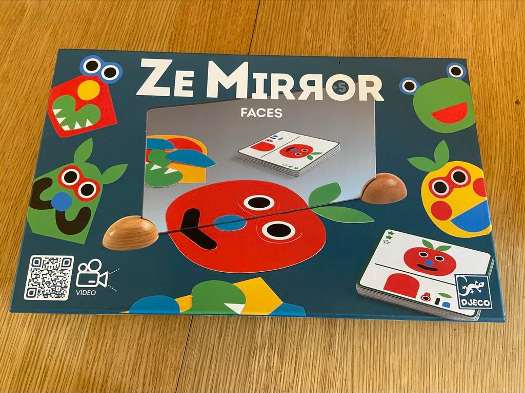 Djeco Ze Mirror Faces Spel - Creatief Spel voor Kinderen, Kinderen en Baby's, Speelgoed | Educatief en Creatief, Ophalen of Verzenden