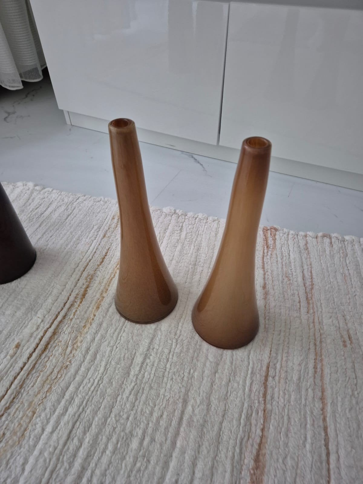 Bruine vaasjes, Ophalen, Overige kleuren, Minder dan 50 cm, Glas