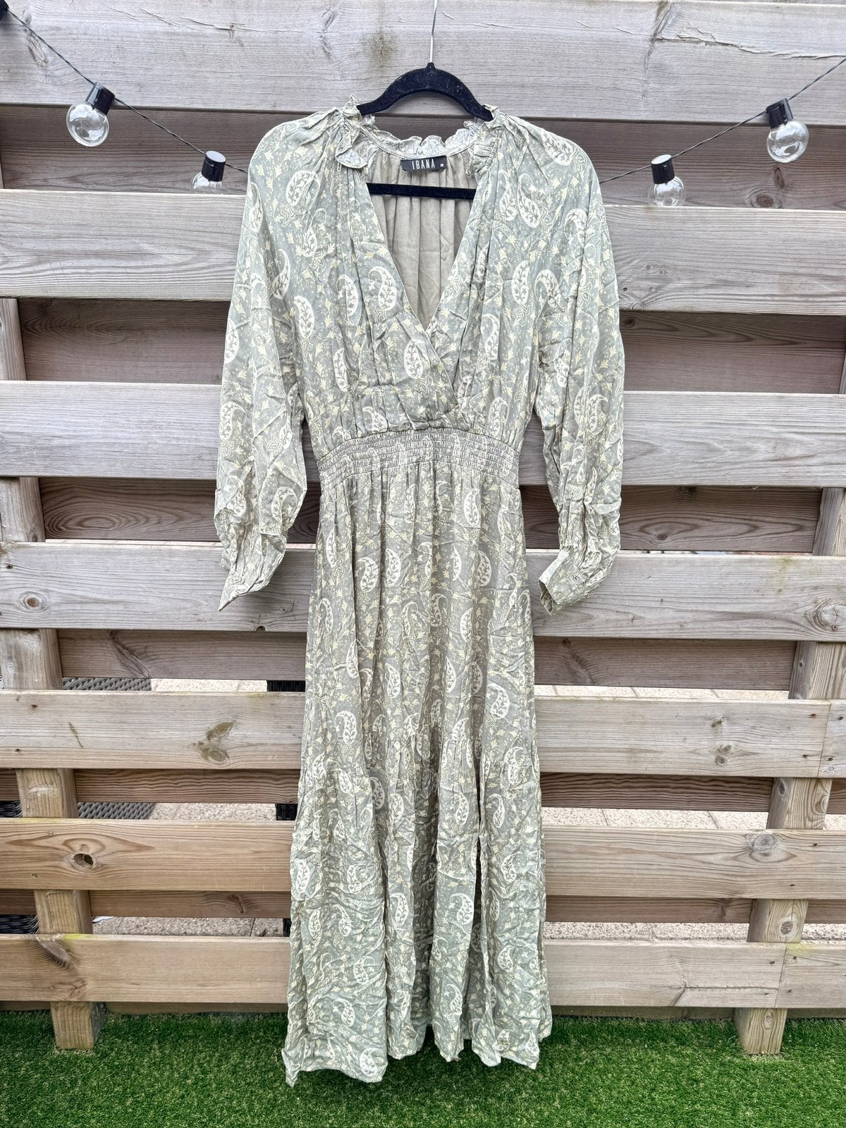 IBANA | Jurk lang paisley Donna | Maat 38, Verzenden, Zo goed als nieuw, Maat 38/40 (M), Onder de knie