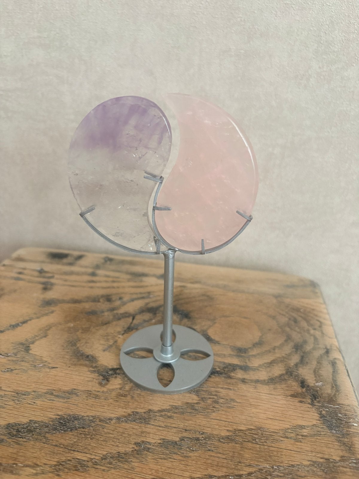 Rozenkwarts en Amethist YinYang, Ophalen of Verzenden