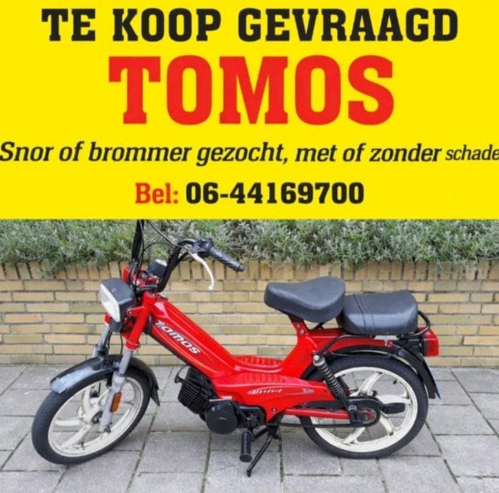 Te koop gevraagd TOMOS Gezocht inkoop bel 06-44169700, Ophalen, Gebruikt, Overige typen, Tomos