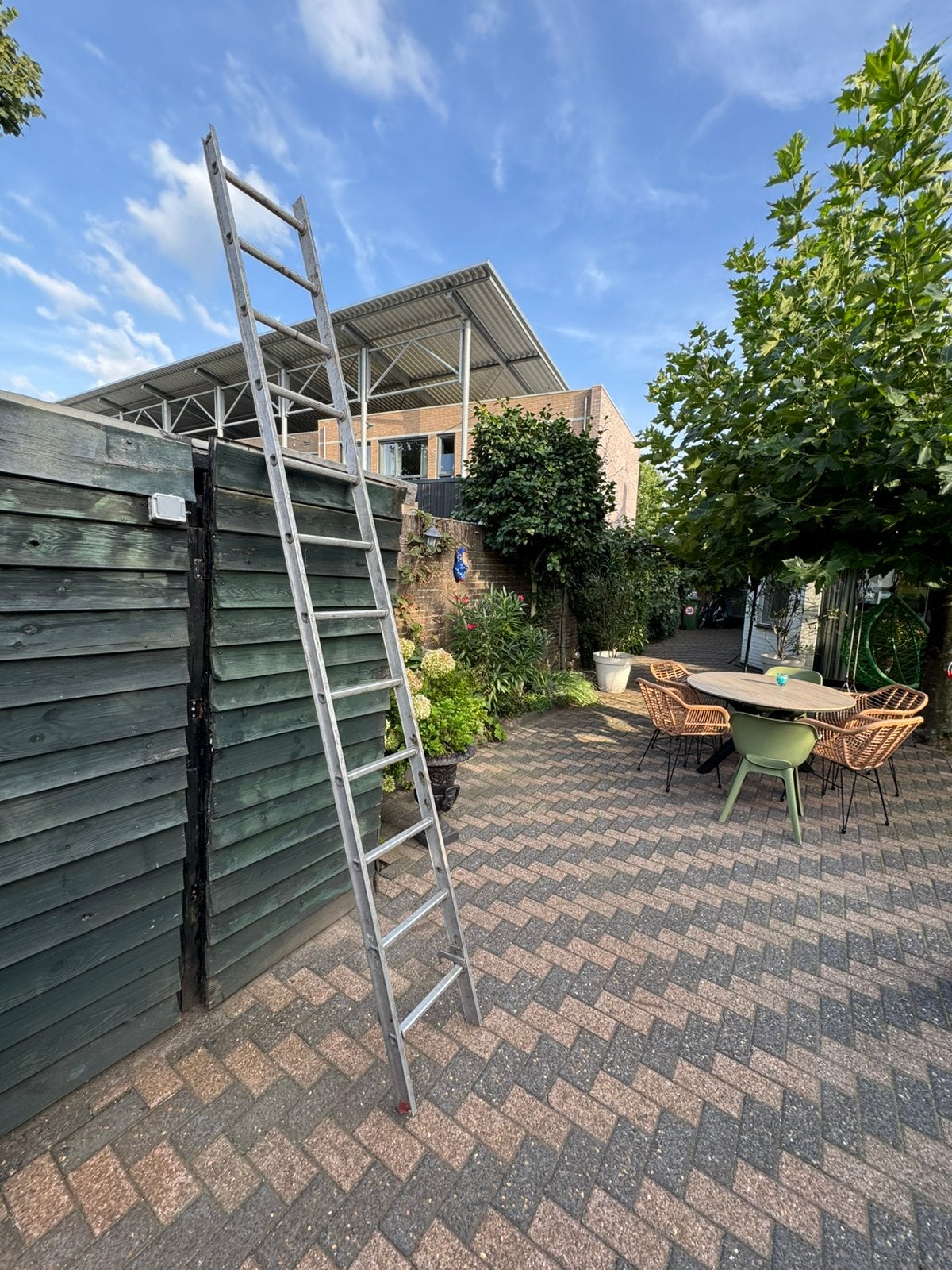 Ladder, Ophalen, Gebruikt, Rolsteiger of Kamersteiger, Minder dan 2 meter