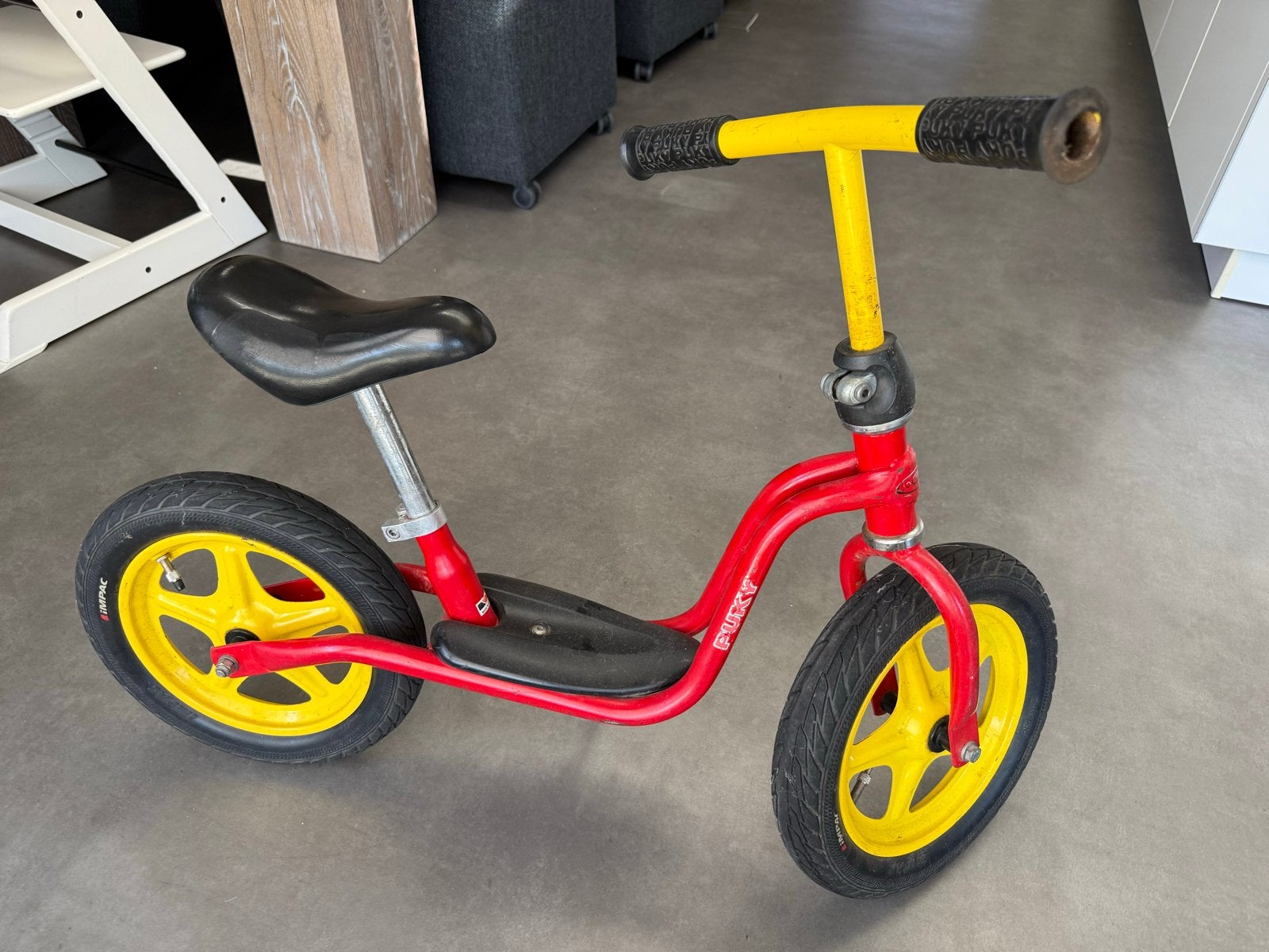 Puky loopfiets rood/geel - Ideaal voor jonge kinderen, Ophalen, Gebruikt, Loopfiets