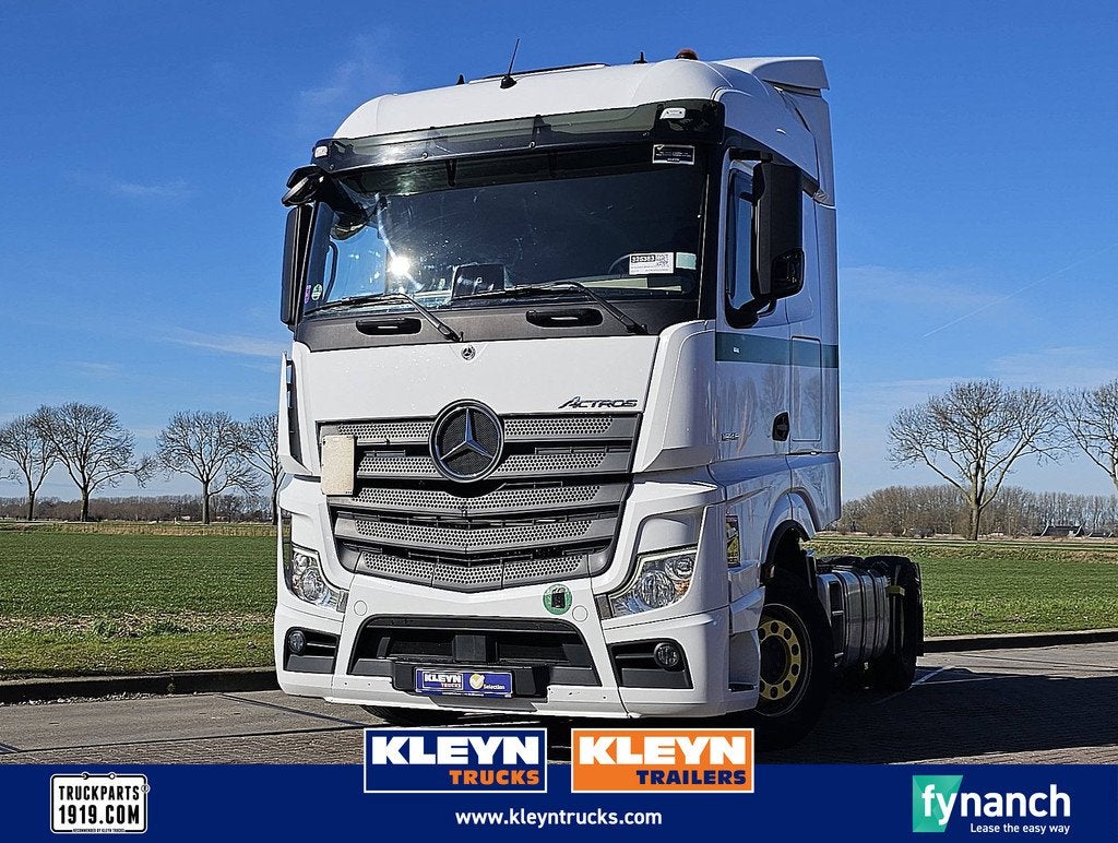 MERCEDES-BENZ ACTROS 1848 LS retarder 2x tank, Automaat, Euro 6, Wit, Bedrijf