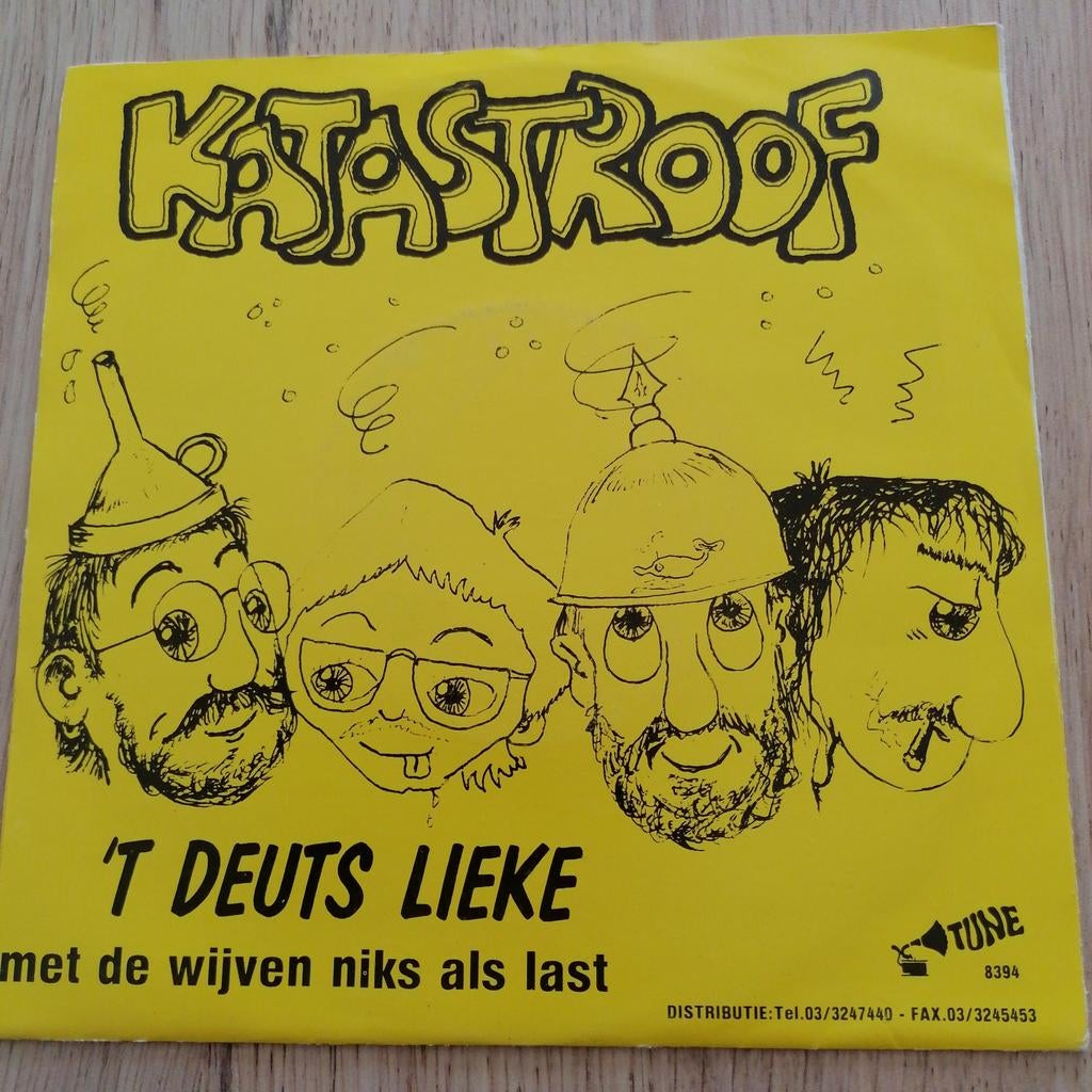 Katastroof /'t deuts lieke, Cd's en Dvd's, Ophalen of Verzenden, Gebruikt, Overige formaten, Levenslied of Smartlap