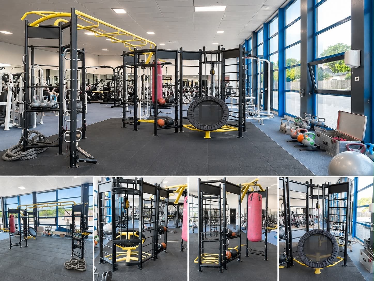 Complete Fitness Gym Uitrusting - Kracht & Cardio, Sport en Fitness, Fitnessmaterialen, Ophalen, Gebruikt, Armen, Overige typen