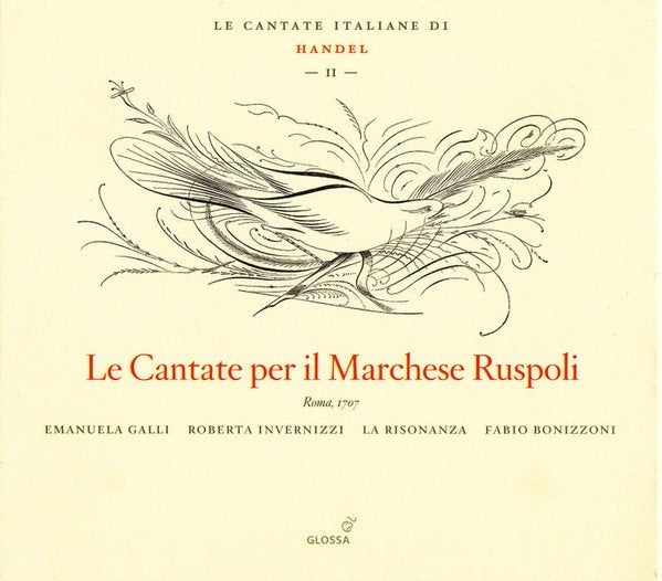 Handel Le Cantate Per Il Marchese Ruspoli CD, Gebruikt, Ophalen of Verzenden, Orkest of Ballet, Barok