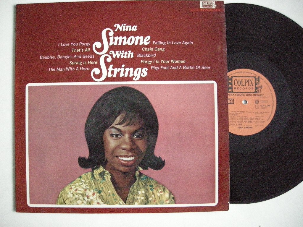 Nina Simone With Strings - LP vinyl zgan, Ophalen, LP, Zo goed als nieuw, 12 inch