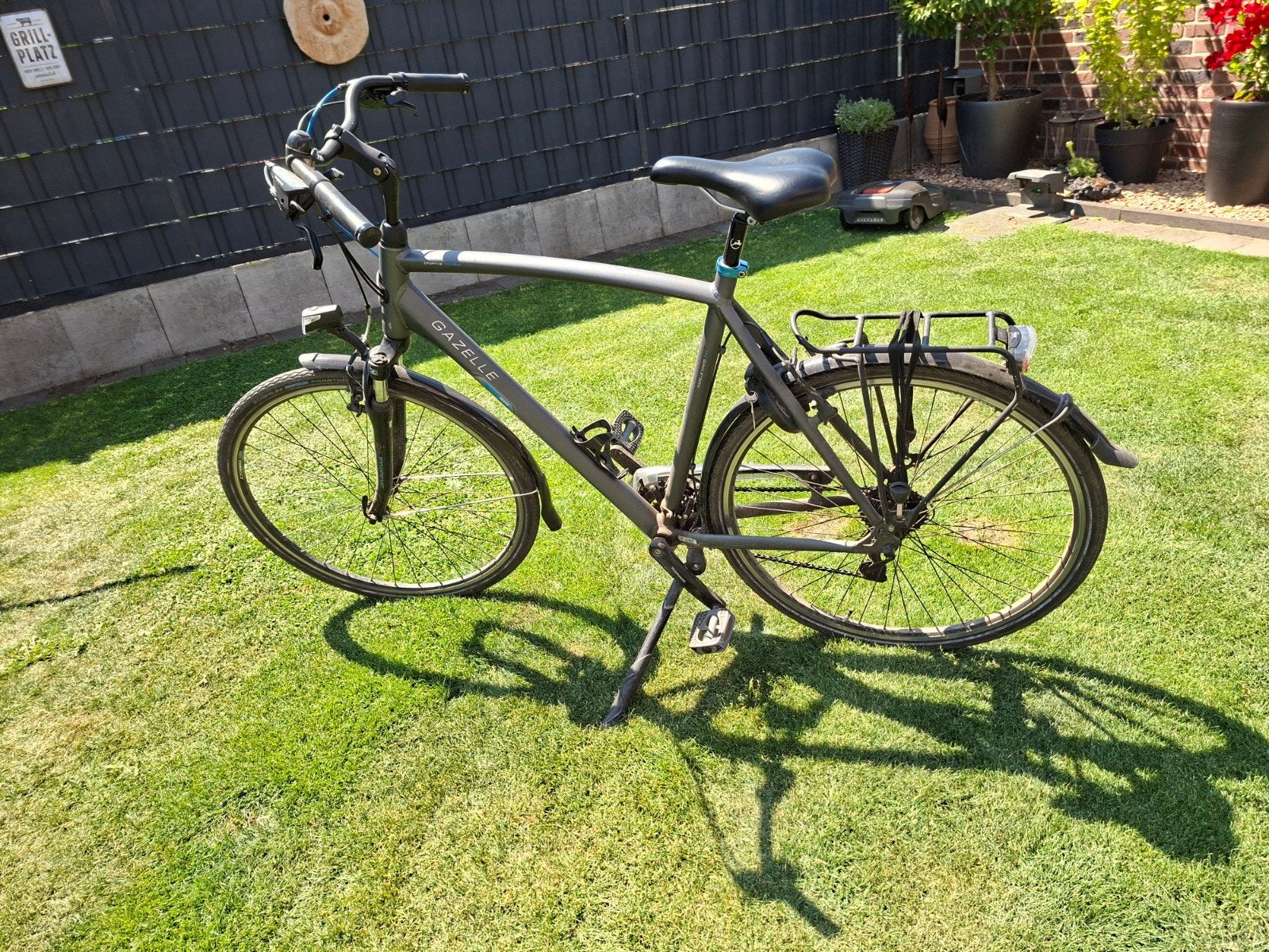 Gazelle Vento T24 Herenfiets  lichtgewicht ziet nog goed uit, Ophalen, Gebruikt, Velgrem, Versnellingen