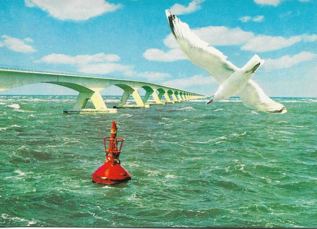 Zeeland- -Zeelandbrug., Verzamelen, Ophalen of Verzenden, 1980 tot heden, Gelopen, Zeeland