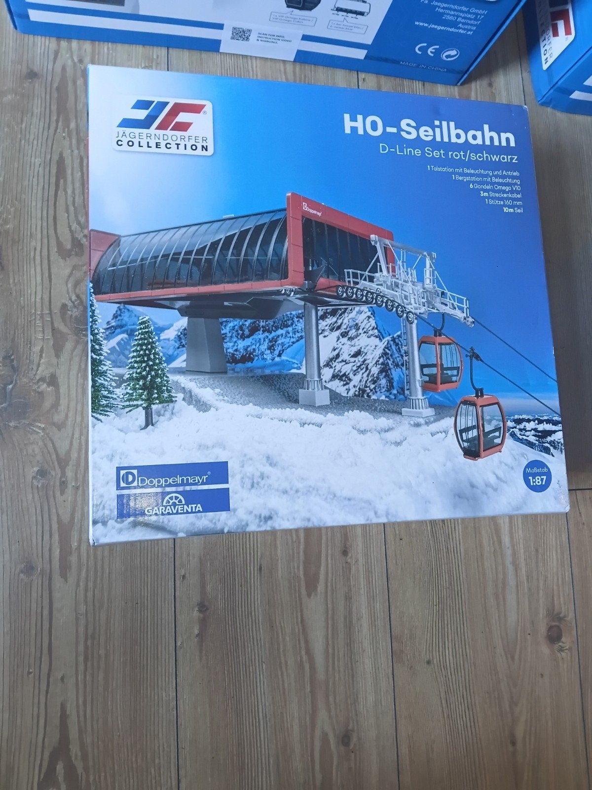 Jägerndorfer H0-kabelbaan D-Line Set rood/zwart, Ophalen of Verzenden, Nieuw, 1:50 tot 1:144