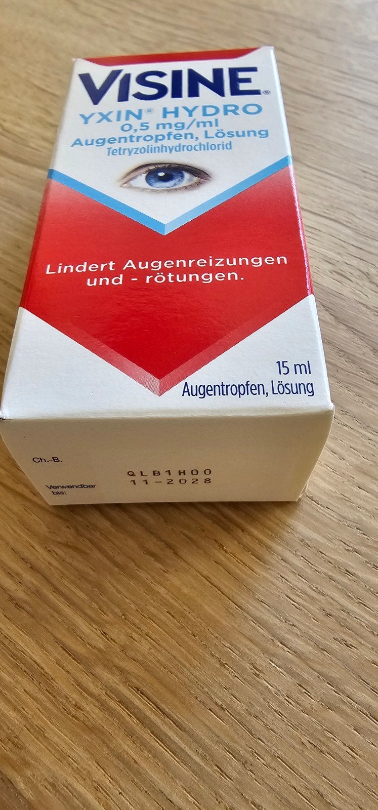 Nieuwe Visine YXIN Hydro Oogdruppels 15ml - Ongeopend, Ophalen of Verzenden, Nieuw