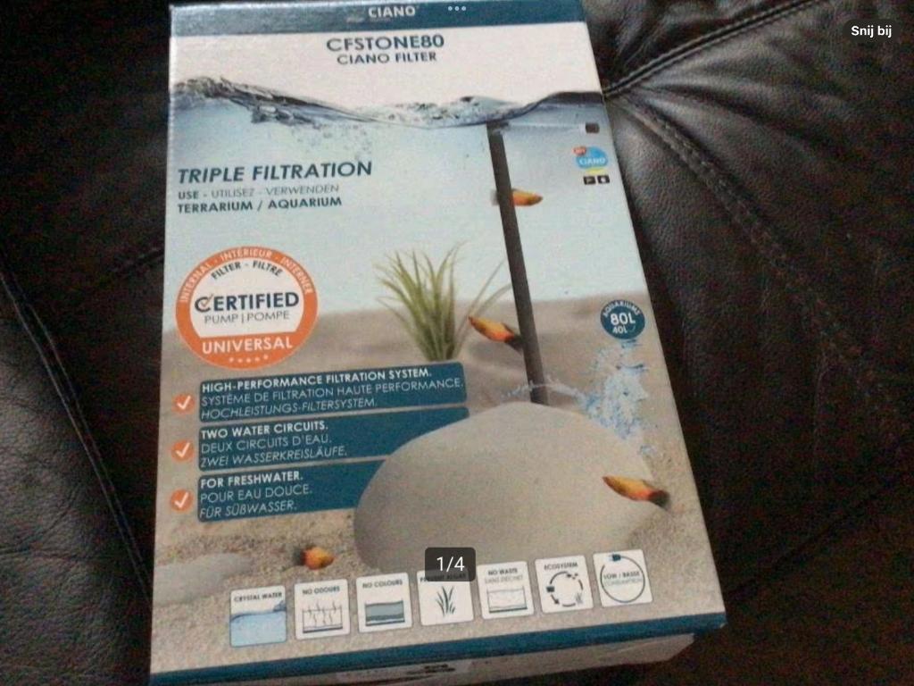 Ciano filter CF stone 80 nieuw, Ophalen of Verzenden, Nieuw, Filter