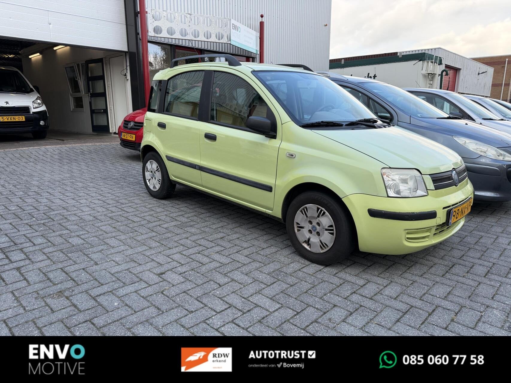 Fiat Panda 1.2 Dynamic Met APK tot Mei 2027 !, Auto's, Voorwielaandrijving, Gebruikt, Origineel Nederlands, Bedrijf