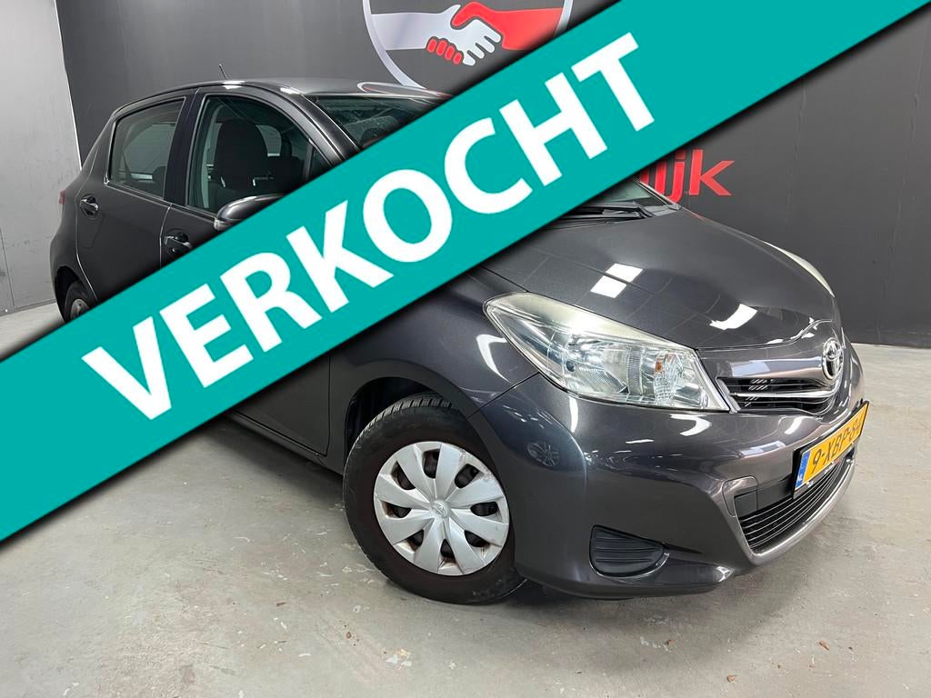 Toyota Yaris 1.0 VVT-i Now | Trekhaak | Airco | NAP | Onderh, Euro 5, Stof, Gebruikt, Origineel Nederlands