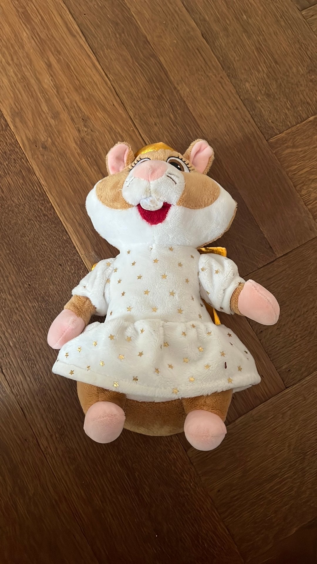 Hamster knuffel Albert Heijn engel, Ophalen of Verzenden, Zo goed als nieuw, Overige typen