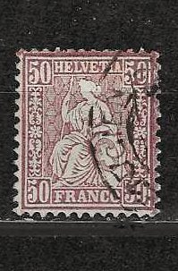 Zwitserland 43, Ophalen of Verzenden, Gestempeld
