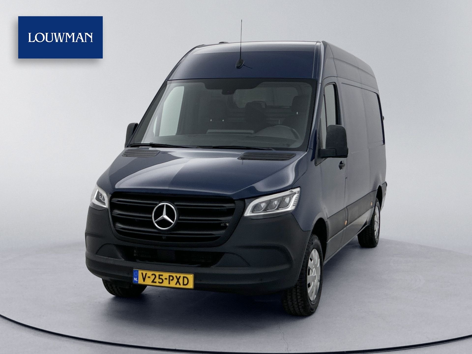 Mercedes-Benz Sprinter 317 L2H2 RWD Sortimo inrichting 360°, Automaat, Gebruikt, 4 cilinders, Blauw