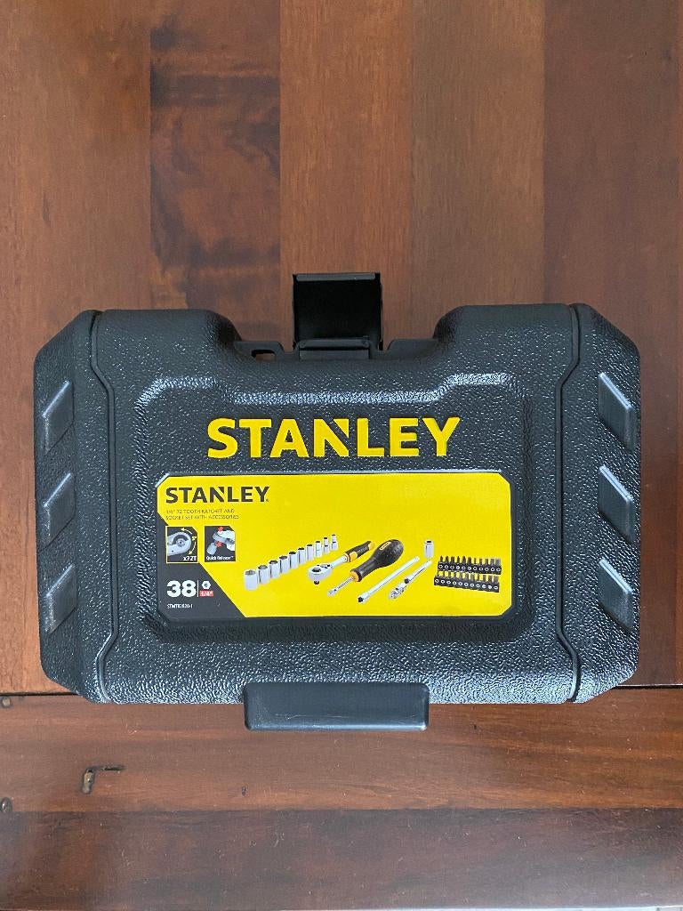 'Stanley'' dopsleutel set 38-delig, Ophalen of Verzenden, Zo goed als nieuw