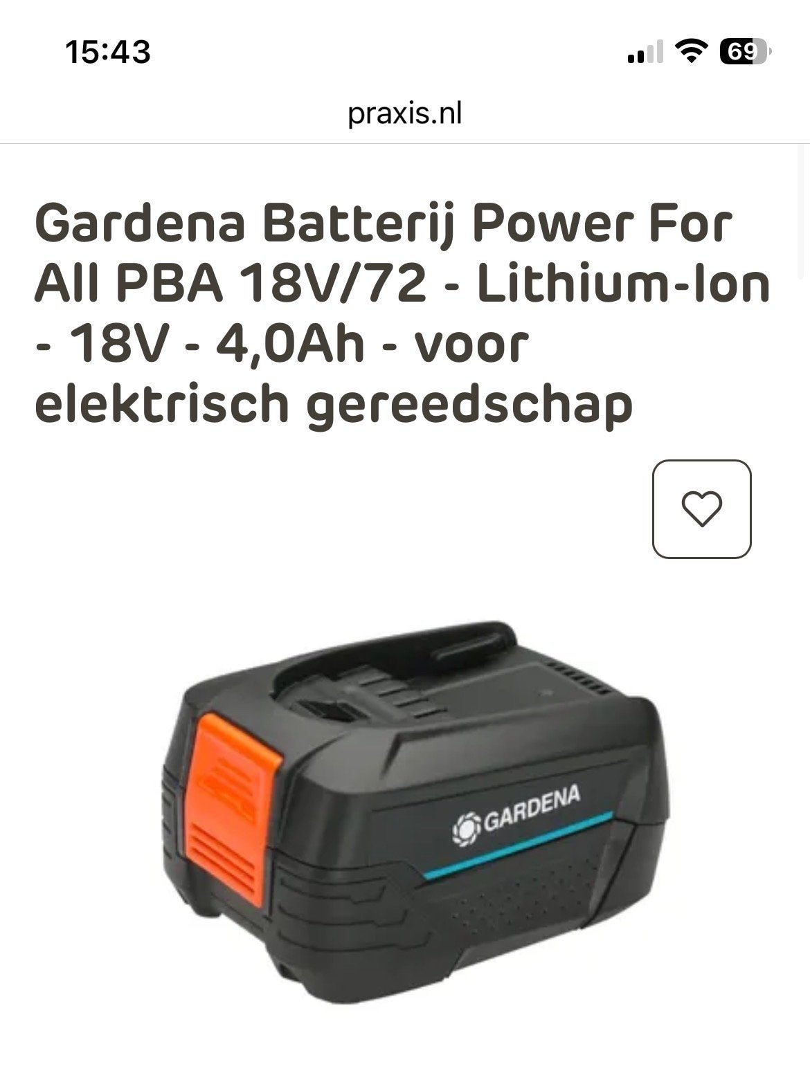 Gardena PowerTrim P4A 18V 30 cm + Bosch 4.0Ah accu + lader, Ophalen of Verzenden, Zo goed als nieuw, 30 t/m 39 cm, Accu-grasmaaier