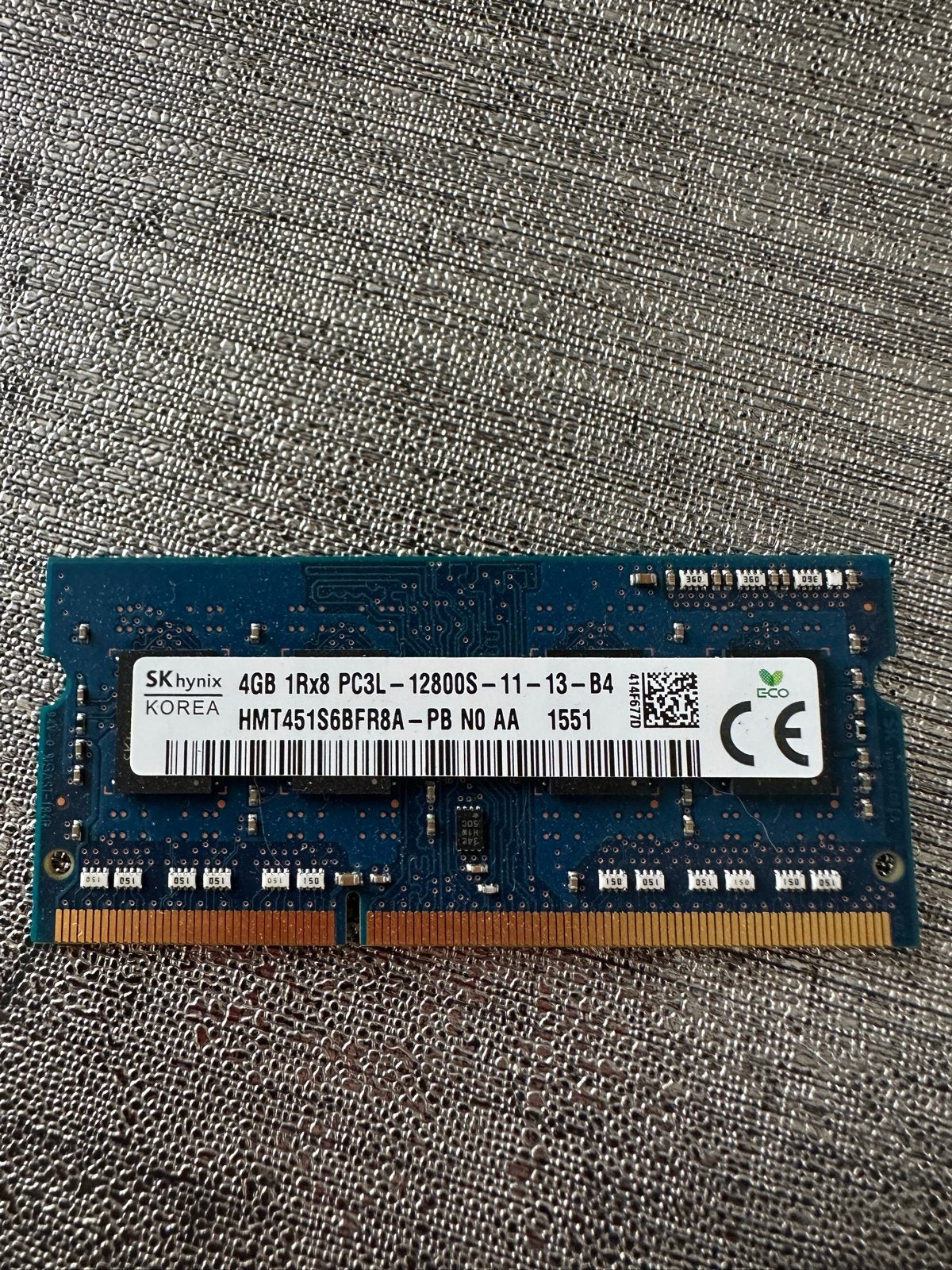 SK Hynix 4GB DDR3L SODIMM RAM voor Laptop, Gebruikt, DDR3, Ophalen of Verzenden, Laptop
