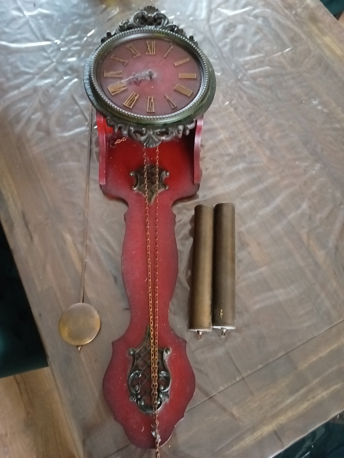 leuke oude klok aangeboden:, Ophalen of Verzenden, Gebruikt, Vergrootglas of Loep