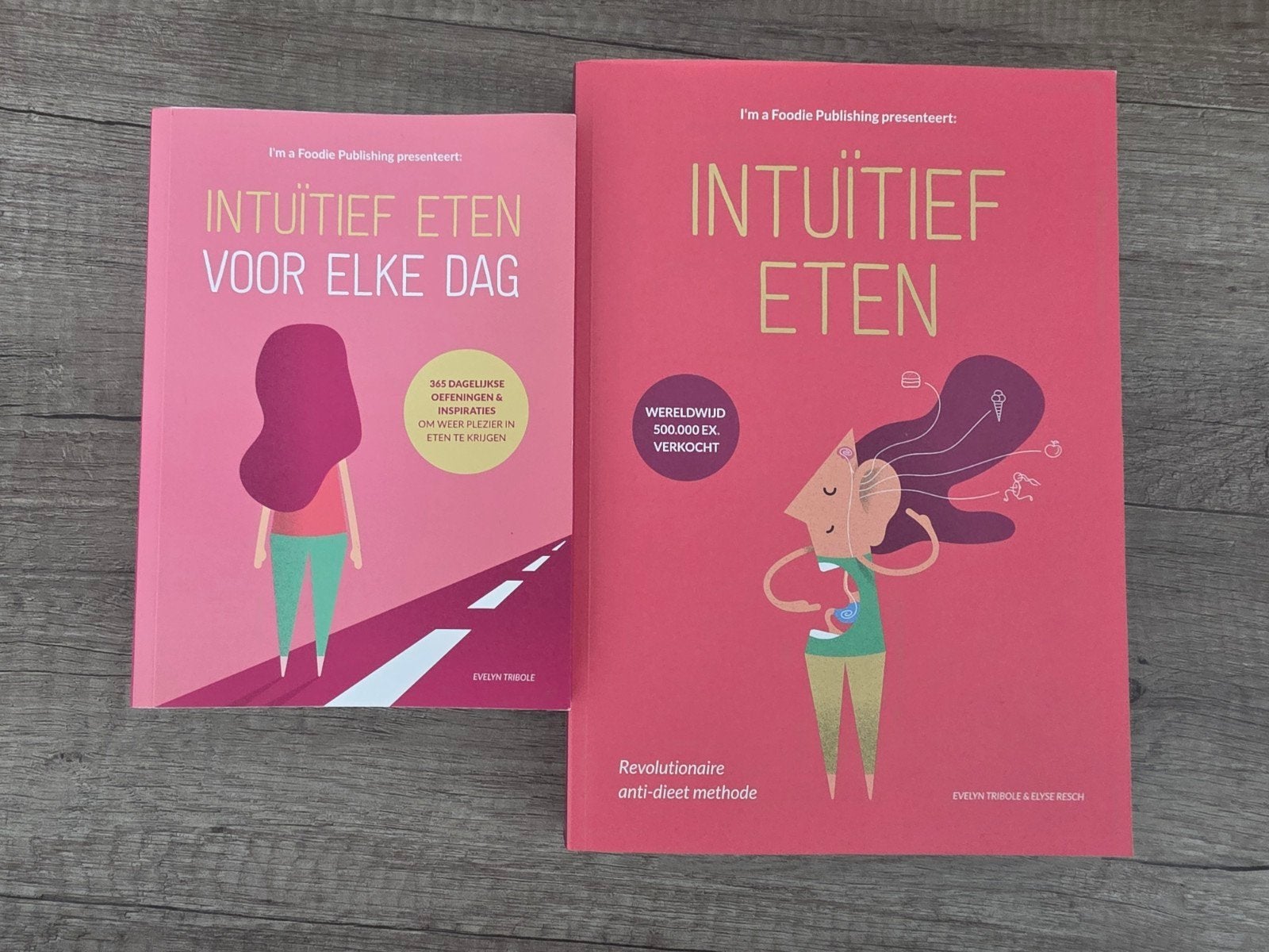 Intuïtief Eten & Intuïtief Eten voor Elke Dag, Ophalen, Zo goed als nieuw, Dieet en Voeding, Evelyn Tribole & Elyse Resch