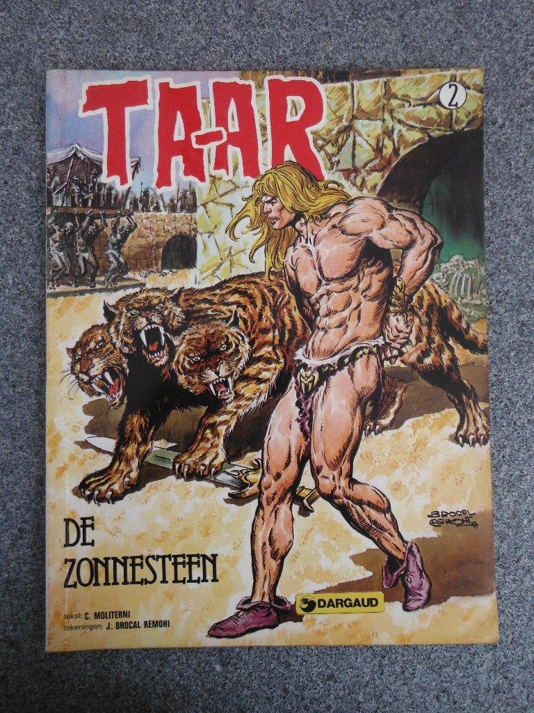 TA-AR. Nr 2. De Zonnesteen., Eén stripboek, Ophalen of Verzenden, Gelezen