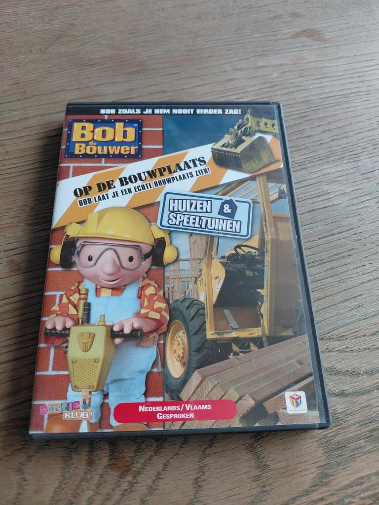 Bob de bouwer op de Bouwplaats dvd. Huizen & Speeltuinen., Alle leeftijden, Poppen, Ophalen of Verzenden, Zo goed als nieuw