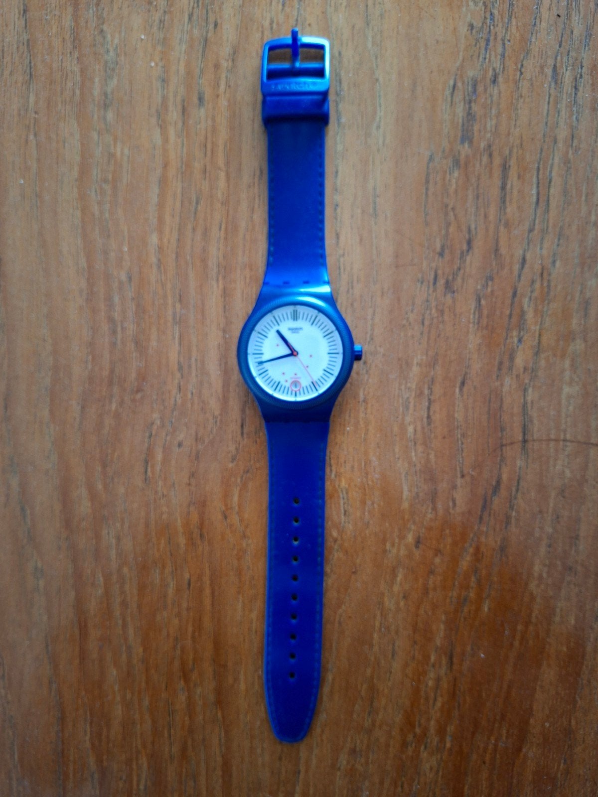 Swatch Sistem Grid SUTN401, Ophalen of Verzenden, Zo goed als nieuw, Blauw, Jongen of Meisje
