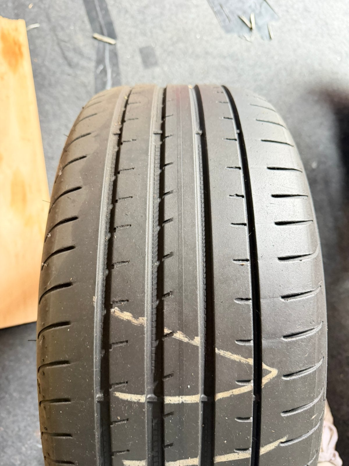 1 goodyear eagle f1 band 5mm profiel 225 45 r17, Verzamelen, Ophalen of Verzenden, Gebruikt